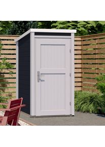 Garten-Ger&auml;teschrank Weka, grau (anthrazit, wei&szlig;), Massivholz, Ger&auml;teh&auml;user, Garten-Ger&auml;teschrank, BxTxH: 97x100x200,5 cm
