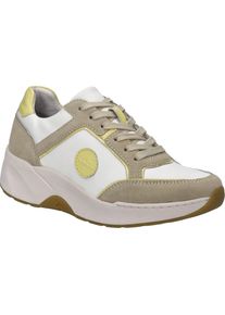 Sneaker Josef Seibel "Lissi 12, beige-multi", Damen, Gr. 37, beige (beige, multi), Obermaterial: 100% Rindsleder Leather cow., Schuhe Sneaker