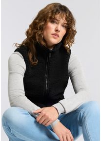 Fleeceweste Killtec "KOW 7 WMN VST", Damen, Gr. 44, schwarz, Obermaterial: 100% Polyester, Westen Fleeceweste, f&uuml;r den &Uuml;bergang aus Stretchmaterial, mit Stehkragen, sportlicher Stil