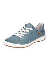 Sneaker Josef Seibel "Caren 01, azur", Damen, Gr. 45, blau (azur), Obermaterial: 100% Rindsleder Leather cow., Schuhe Sneaker