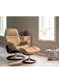 Relaxsessel stressless "Sunrise", beige (sand paloma), B:83cm H:105cm T:74cm, Leder BATICK: BATICK ist ein leicht korrigiertes, durchgef&auml;rbtes und genarbtes M&ouml;belleder, bei dem die meisten Unebenheiten und Spuren in der Regel entfernt wurden.;Leder PALOMA: PALOMA ist ein durchgef&auml;rbtes Semianilin-M&ouml;belleder mit nat&uuml;rlicher Narbung.;ROHLEDER Stoff Q2 FARON: Ein fester zuverl&auml;ssiger Boucl&eacute; mit einem