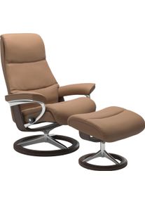 Relaxsessel stressless "View", braun (latte batick), B:78cm H:108cm T:78cm, Leder BATICK: BATICK ist ein leicht korrigiertes, durchgef&auml;rbtes und genarbtes M&ouml;belleder, bei dem die meisten Unebenheiten und Spuren in der Regel entfernt wurden.;Leder PALOMA: PALOMA ist ein durchgef&auml;rbtes Semianilin-M&ouml;belleder mit nat&uuml;rlicher Narbung.;ROHLEDER Stoff Q2 FARON: Ein fester zuverl&auml;ssiger Boucl&eacute; mit einem s