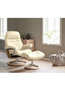 Relaxsessel stressless "Sunrise", beige (vanilla paloma), B:83cm H:105cm T:74cm, Leder BATICK: BATICK ist ein leicht korrigiertes, durchgef&auml;rbtes und genarbtes M&ouml;belleder, bei dem die meisten Unebenheiten und Spuren in der Regel entfernt wurden.;Leder PALOMA: PALOMA ist ein durchgef&auml;rbtes Semianilin-M&ouml;belleder mit nat&uuml;rlicher Narbung.;ROHLEDER Stoff Q2 FARON: Ein fester zuverl&auml;ssiger Boucl&eacute; mit ei