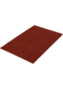 Badematte Kleine Wolke "Kansas" Gr. 1, braun (kastanie), H:15mm, Baumwolle, Badematten, Badematte, Badteppich, Uni Farben, reine Baumwolle, waschbar