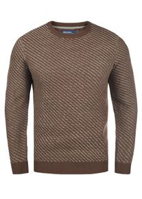 Strickfleece-Pullover Blend "Strickpullover BHCalisto", Herren, Gr. XL, braun (carafe), Obermaterial: 100% Polyacryl PAN., Pullover Strickfleece-Pullover