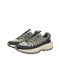 Wanderschuh Jack Wolfskin "WILD HIKE TEXAPORE LOW W", Damen, Gr. 43, gr&uuml;n (gr&uuml;n zinnia), Synthetik, Schuhe Wanderschuh, Outdoorschuh, Trekkingschuh, wasserdicht