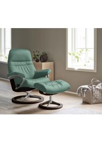 Relaxsessel stressless "Sunrise", gr&uuml;n (aqua gr&uuml;n paloma), B:79cm H:103cm T:73cm, Leder BATICK: BATICK ist ein leicht korrigiertes, durchgef&auml;rbtes und genarbtes M&ouml;belleder, bei dem die meisten Unebenheiten und Spuren in der Regel entfernt wurden.;Leder PALOMA: PALOMA ist ein durchgef&auml;rbtes Semianilin-M&ouml;belleder mit nat&uuml;rlicher Narbung.;ROHLEDER Stoff Q2 FARON: Ein fester zuverl&auml;ssiger Boucl&eacute; mit e