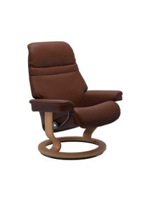 Relaxsessel stressless "Sunrise", braun (malt braun batick), B:79cm H:103cm T:73cm, Leder BATICK: BATICK ist ein leicht korrigiertes, durchgef&auml;rbtes und genarbtes M&ouml;belleder, bei dem die meisten Unebenheiten und Spuren in der Regel entfernt wurden.;Leder PALOMA: PALOMA ist ein durchgef&auml;rbtes Semianilin-M&ouml;belleder mit nat&uuml;rlicher Narbung.;ROHLEDER Stoff Q2 FARON: Ein fester zuverl&auml;ssiger Boucl&eacute; mit