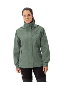 Regenjacke Vaude "Women's Escape Light Jacket", Damen, Gr. 48, agave, Web, Obermaterial: 100% Polyester. Futter: 100% Polyamid, normal, elastischer Bund mit verstellbarem Klettverschluss, Jacken Regenjacke, f&uuml;r Wandern und Trekking, atmungsaktives Material, wasserdicht