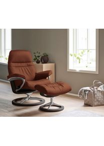 Relaxsessel stressless "Sunrise", braun (copper paloma), B:79cm H:103cm T:73cm, Leder BATICK: BATICK ist ein leicht korrigiertes, durchgef&auml;rbtes und genarbtes M&ouml;belleder, bei dem die meisten Unebenheiten und Spuren in der Regel entfernt wurden.;Leder PALOMA: PALOMA ist ein durchgef&auml;rbtes Semianilin-M&ouml;belleder mit nat&uuml;rlicher Narbung.;ROHLEDER Stoff Q2 FARON: Ein fester zuverl&auml;ssiger Boucl&eacute; mit ein
