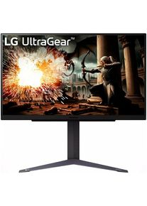 LG LED-Monitor "27GS75Q-B", Energieeffizienz: F, schwarz, B:17,8cm H:49cm T:68,4cm, Monitore, LED-Monitor