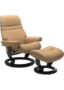 Relaxsessel stressless "Sunrise", beige (sand paloma), B:75cm H:100cm T:73cm, Leder BATICK: BATICK ist ein leicht korrigiertes, durchgef&auml;rbtes und genarbtes M&ouml;belleder, bei dem die meisten Unebenheiten und Spuren in der Regel entfernt wurden.;Leder PALOMA: PALOMA ist ein durchgef&auml;rbtes Semianilin-M&ouml;belleder mit nat&uuml;rlicher Narbung.;ROHLEDER Stoff Q2 FARON: Ein fester zuverl&auml;ssiger Boucl&eacute; mit einem