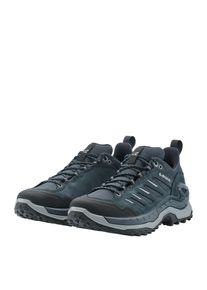 Wanderschuh Lowa "INNOVO LO", Herren, Gr. 42, navy, grau, Leder, Textil, Schuhe Wanderschuh