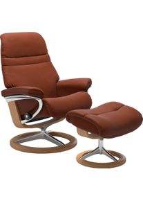 Relaxsessel stressless "Sunrise", braun (copper paloma), B:83cm H:105cm T:74cm, Leder BATICK: BATICK ist ein leicht korrigiertes, durchgef&auml;rbtes und genarbtes M&ouml;belleder, bei dem die meisten Unebenheiten und Spuren in der Regel entfernt wurden.;Leder PALOMA: PALOMA ist ein durchgef&auml;rbtes Semianilin-M&ouml;belleder mit nat&uuml;rlicher Narbung.;ROHLEDER Stoff Q2 FARON: Ein fester zuverl&auml;ssiger Boucl&eacute; mit ein
