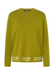 JOOP! Strickpullover JOOP "Keta", Damen, Gr. 40, medium gr&uuml;n, Strick, Obermaterial: 78% Viskose, 22% Polyamid, unifarben, regular fit normal, Rundhals, eingesetzt gerader Abschluss, Pullover Strickpullover, Regular fit mit Markenlogo