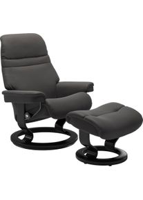 Relaxsessel stressless "Sunrise", grau (rock paloma), B:79cm H:103cm T:73cm, Leder BATICK: BATICK ist ein leicht korrigiertes, durchgef&auml;rbtes und genarbtes M&ouml;belleder, bei dem die meisten Unebenheiten und Spuren in der Regel entfernt wurden.;Leder PALOMA: PALOMA ist ein durchgef&auml;rbtes Semianilin-M&ouml;belleder mit nat&uuml;rlicher Narbung.;ROHLEDER Stoff Q2 FARON: Ein fester zuverl&auml;ssiger Boucl&eacute; mit einem 