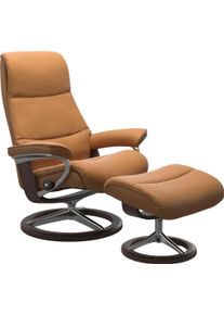 Relaxsessel stressless "View", braun (new caramel), B:78cm H:108cm T:78cm, Leder BATICK: BATICK ist ein leicht korrigiertes, durchgef&auml;rbtes und genarbtes M&ouml;belleder, bei dem die meisten Unebenheiten und Spuren in der Regel entfernt wurden.;Leder PALOMA: PALOMA ist ein durchgef&auml;rbtes Semianilin-M&ouml;belleder mit nat&uuml;rlicher Narbung.;ROHLEDER Stoff Q2 FARON: Ein fester zuverl&auml;ssiger Boucl&eacute; mit einem st