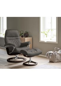 Relaxsessel stressless "Sunrise", grau (metal grau paloma), B:92cm H:105cm T:80cm, Leder BATICK: BATICK ist ein leicht korrigiertes, durchgef&auml;rbtes und genarbtes M&ouml;belleder, bei dem die meisten Unebenheiten und Spuren in der Regel entfernt wurden.;Leder PALOMA: PALOMA ist ein durchgef&auml;rbtes Semianilin-M&ouml;belleder mit nat&uuml;rlicher Narbung.;ROHLEDER Stoff Q2 FARON: Ein fester zuverl&auml;ssiger Boucl&eacute; mit 
