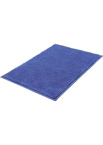 Badematte Kleine Wolke "Kansas" Gr. 1, blau (himmelblau), H:15mm, Baumwolle, Badematten, Badematte, Badteppich, Uni Farben, reine Baumwolle, waschbar