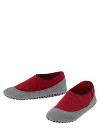 Haussocken Falke "Cosyshoe", M&auml;dchen, Gr. 31-32, rot pepper, Obermaterial: 90% Schurwolle, 10% Polyamid, Socken Haussocken, mit Noppendruck atmungsaktiv, klimaregulierend, geruchshemmend