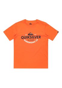 T-Shirt Quiksilver "Ev Typed Out", Jungen, Gr. 14, orange (tigerlily), Obermaterial: 100% Baumwolle., Shirts T-Shirt