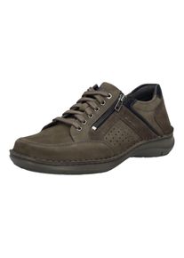 Schn&uuml;rschuh Josef Seibel "New Anvers 87, granit-kombi", Herren, Gr. 47, grau (granit, kombi), Obermaterial: 100% Rindsleder Leather cow., Schuhe Schn&uuml;rschuh