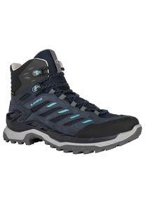 Wanderschuh Lowa "INNOVO GORE-TEX MID WS", Damen, Gr. 39, blau (navy), Leder, Textil, Schuhe Wanderschuh, wasserdicht dank Gore-Tex Membrane