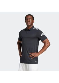 Poloshirt adidas Performance "SQ25 C POLO", Herren, Gr. S, schwarz-wei&szlig; (schwarz, wei&szlig;), Obermaterial: 65% Polyester, 35% Baumwolle, Shirts Poloshirt