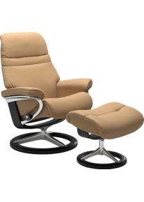 Relaxsessel stressless "Sunrise", beige (sand paloma), B:92cm H:105cm T:80cm, Leder BATICK: BATICK ist ein leicht korrigiertes, durchgef&auml;rbtes und genarbtes M&ouml;belleder, bei dem die meisten Unebenheiten und Spuren in der Regel entfernt wurden.;Leder PALOMA: PALOMA ist ein durchgef&auml;rbtes Semianilin-M&ouml;belleder mit nat&uuml;rlicher Narbung.;ROHLEDER Stoff Q2 FARON: Ein fester zuverl&auml;ssiger Boucl&eacute; mit einem