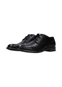 Schn&uuml;rschuh Bugatti, Herren, Gr. 46, schwarz, Lederimitat, festlich, Schuhe Schn&uuml;rschuh, Anzugschuh, Business-Schn&uuml;rer, Festtagsschuh mit Blockabsatz