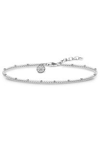 Armband Thomas Sabo "Karma Wheel, KA0007-001-21-L19V" Gr. 19, silber (silberfarben), Armb&auml;nder, Damen, 19, Silber 925 (Sterlingsilber), Armband