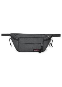 Bauchtasche Eastpak "WAIST PAK'R Black", Damen, Gr. B/H/T: 35cm x 19cm x 9cm, grau (dunkelgrau), Polyester, unifarben, Taschen Bauchtasche, Bauchtasche mit verstellbarem Gurt