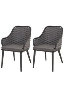 MCW GARTENSTUHL Anthrazit, Grau