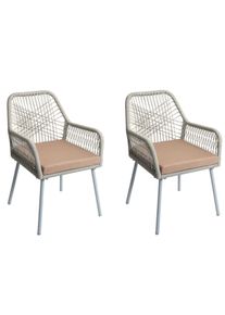 MCW GARTENSTUHL Grau, Taupe