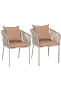 MCW GARTENSTUHL Grau, Taupe