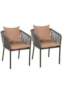 MCW GARTENSTUHL Anthrazit, Taupe