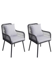 MCW GARTENSTUHL Anthrazit, Grau