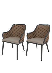 MCW GARTENSTUHL Beige, Braun