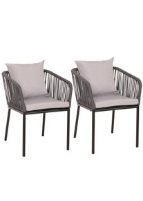 MCW GARTENSTUHL Anthrazit, Grau