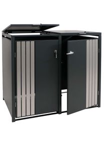 MCW 2ER-M&Uuml;LLTONNENVERKLEIDUNG Anthrazit, Silber