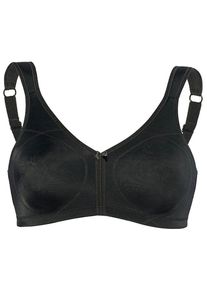 Sassa Mode Sport-BH SASSA "Sport BH ohne B&uuml;gel SPORTS BRAS", Damen, Gr. 100, Cup B, schwarz, Stoff, Obermaterial: 82% Polyamid PA. 18% Elasthan EL., BHs Sport-BH