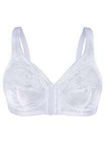 Sassa Mode Entlastungs-BH SASSA "Vorderverschluss BH FUNCTIONAL BRAS", Damen, Gr. 85, Cup C, wei&szlig;, Spitze, Obermaterial: 67% Polyester PES. 29% Polyamid PA. 4% Elasthan EL., BHs Entlastungs-BH