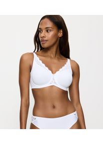 Minimizer-BH Triumph "Amourette W01", Damen, Gr. 90, Cup H, wei&szlig;, Obermaterial: 68% Polyamid, 32% Elasthan, BHs Minimizer-BH, verkleinert die Brust optisch um eine Cup-Gr&ouml;&szlig;e