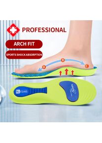 Orthopedic Insoles for Feet Sport Shock-absorbing Insole for Shoes Arch Support Plantar Fasciitis Templates Pads Men Women Sole