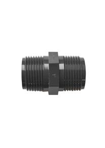Cepex PVC-liitin, 1" kaksoisnippa AG x AG &ndash; Kest&auml;v&auml; putkiliitin
