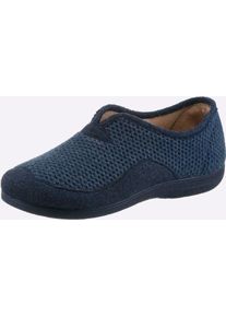 Waldl&auml;ufer Hausschuh WALDL&Auml;UFER, Damen, Gr. 42, marine, Textil, Basic, Schuhe Hausschuh