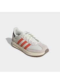 Sneaker adidas Sportswear "RUN 70S 2.0", Damen, Gr. 42,5, orange (ivory, collegiate orange, wonder wei&szlig;), Leder, Textil, Schuhe Sneaker, inspiriert vom Design des SL72