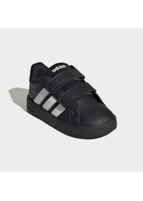 Sneaker adidas Sportswear "GRAND COURT 3.0 KIDS", M&auml;dchen, Gr. 27, schwarz-wei&szlig; (cloud wei&szlig;, core schwarz, core schwarz), Synthetik, Textil, Schuhe Sneaker, f&uuml;r Kinder