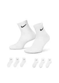 Funktionssocken Nike "U NK EVERYDAY CSH ANKL 6PR 132", Herren, Gr. XL (46/50), wei&szlig;, Obermaterial: 100% Textilmaterial, Socken Funktionssocken, f&uuml;r Fitness-Workout, mit Dri-FIT-Technologie, dicke Terry-Sohle
