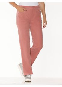 Samthose Classic Basics, Damen, Gr. 38, Normalgr&ouml;&szlig;en, rosenholz, 80% Polyester, 20% Polyamid, unifarben, Hosen Samthose